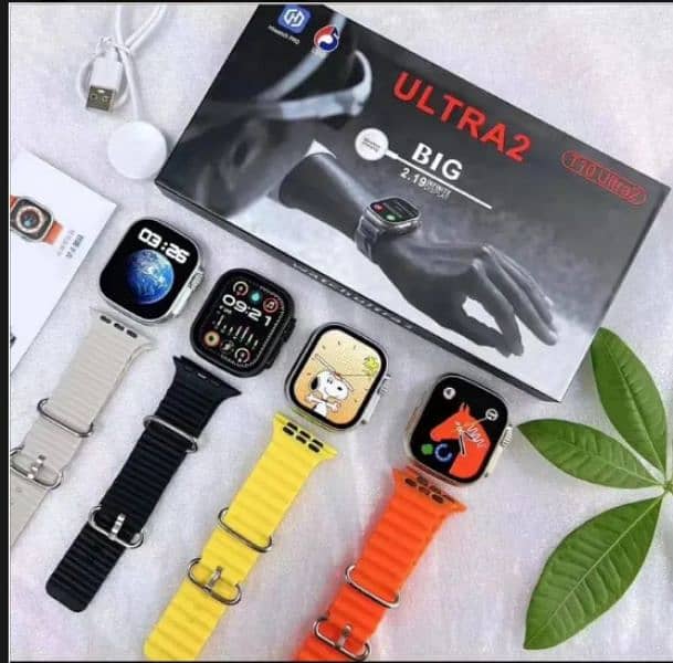 T10 Ultra2 Latest 9Series Smart Watch 49mm Real Screw Straps display 1