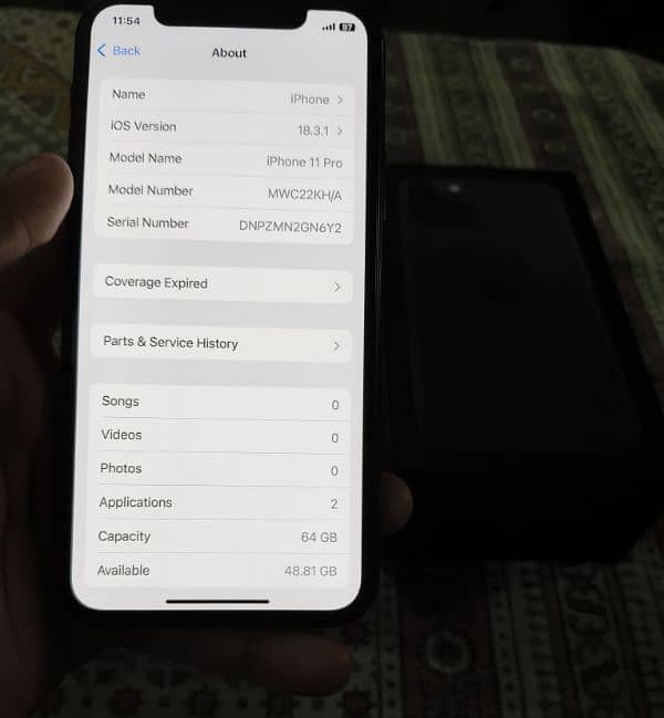 Iphone 11 Pro 64gb Pta Approved With Box 7