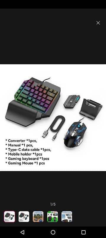 gaming keyboard and mouse combo 4