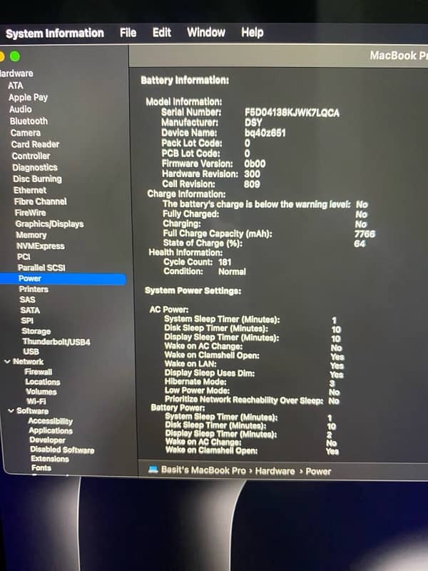 MACBOOK PRO 16” 2019 | 98% New Not used 9