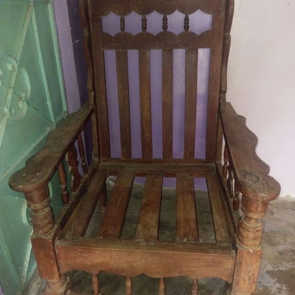 wooden sofa for sale in karachi landhi 1