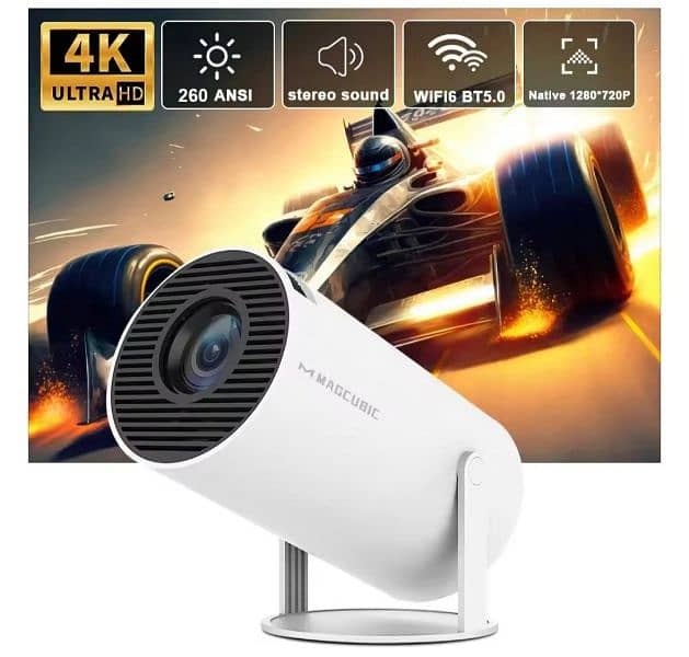 Android projector 11.0 4K ultra, home Cinema available 2