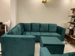 Brand new L shape t seater sofa with Table and 2 seater for sale