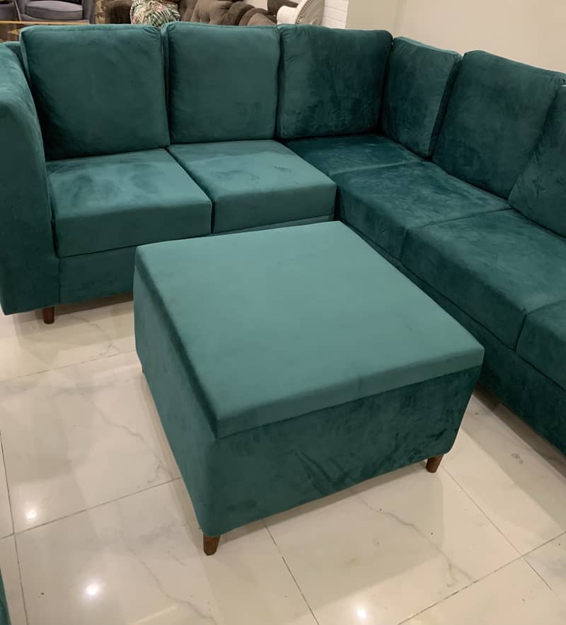 Brand new L shape t seater sofa with Table and 2 seater for sale 2