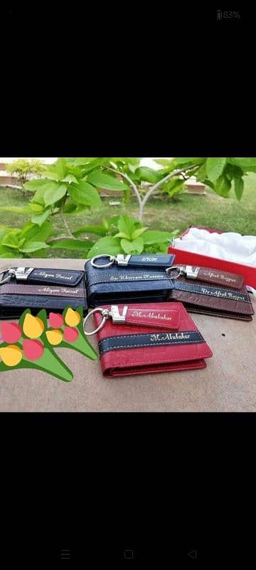 wallet keychain set 9