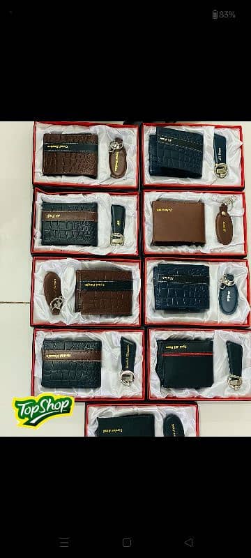 wallet keychain set 10