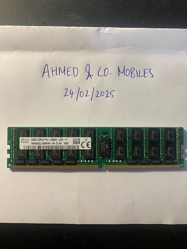 DDR4 64GB PC4 2400T / 2666V Server RAM 0