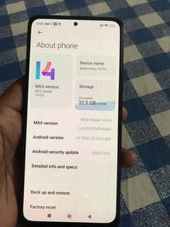 REDMI NOTE 10 Pro 8GB RAM & 128GB ROM ONYX GRAY