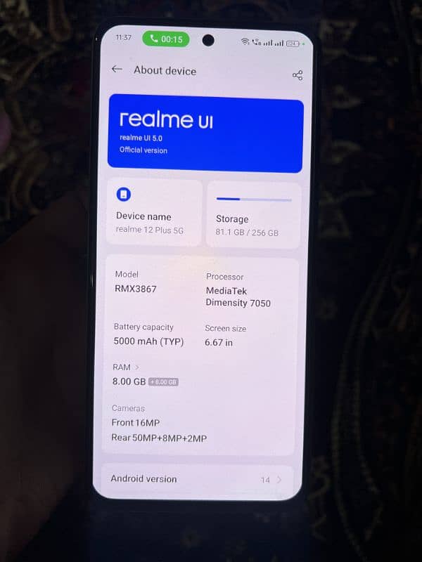 Realme 12 Plus 8/256 7 Months Warranty 2