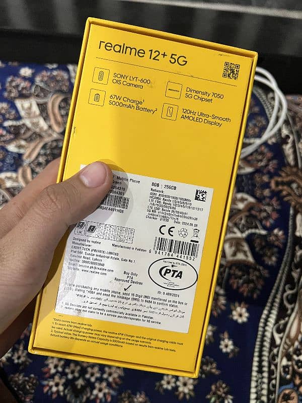 Realme 12 Plus 8/256 7 Months Warranty 5