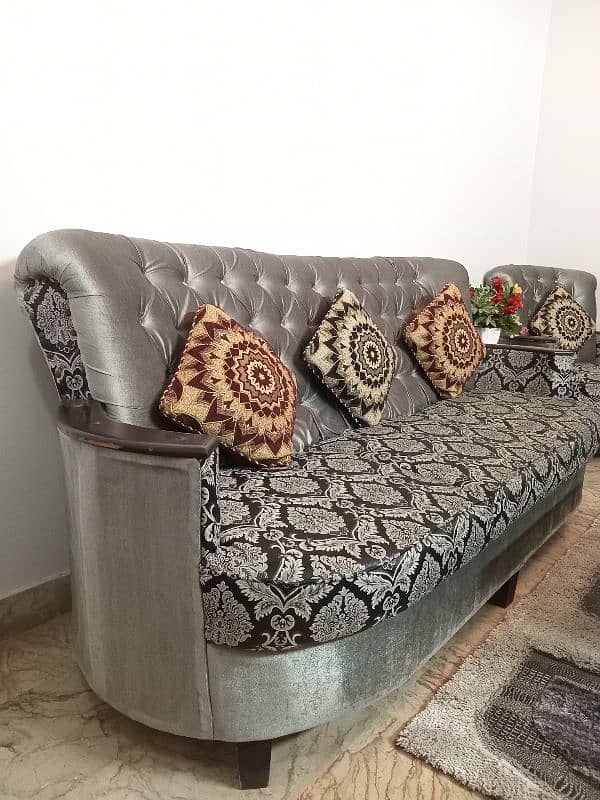 7 Seater Sofa Set with 2 Centre Tables *Urgent Sale* 0