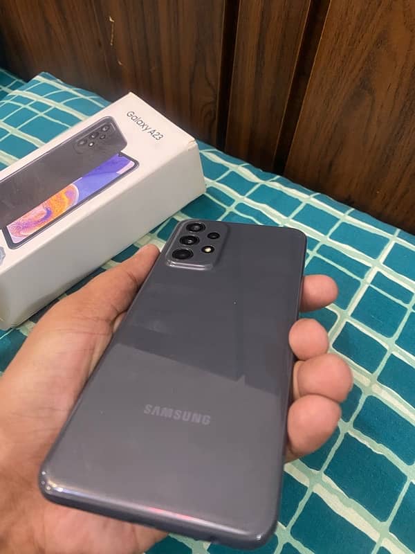 Samsung A23 6/128 GB Black Color 10/10 Condition 1