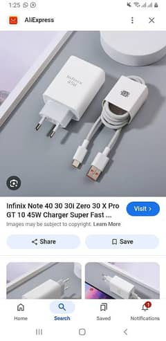 infinix zero 40 ka box wala charger 45watt