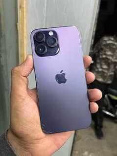 iPhone 14 pro Max jv 128 gb Deep Purple Menor, back brack