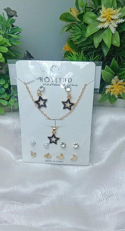 earrings & chain card 8