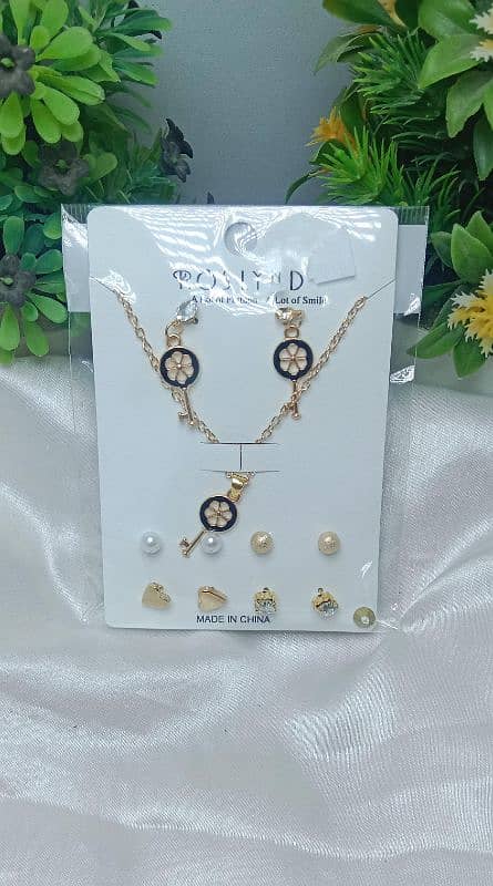 earrings & chain card 15