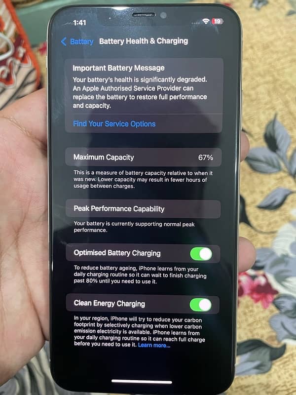 iPhone XS Max 256 gb non pta 10 by 8 condition urgen sale 3