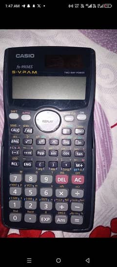 slightly used original Casio calculator