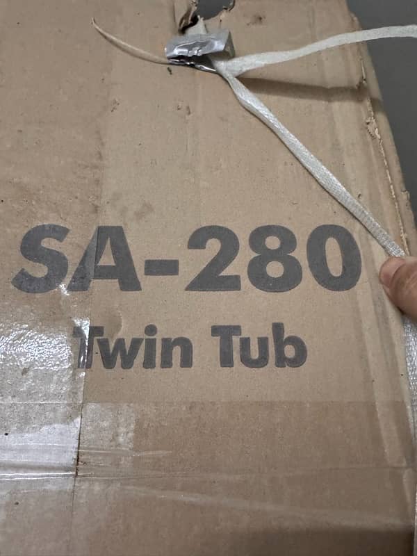 Brand New Super Asia Twin Tub SA-280 Washing Machine Box Pack 7