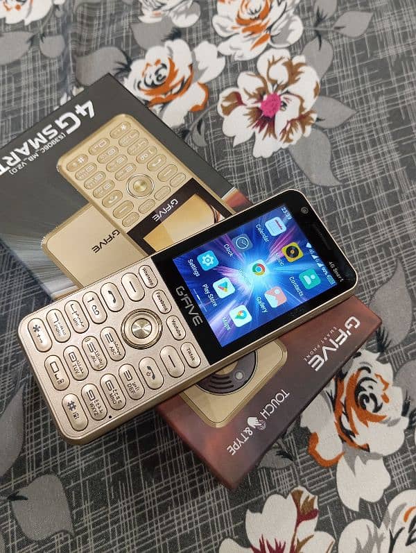 G'five 4g smart 2gb 16gb keypad mobail 10 months warranty available 1