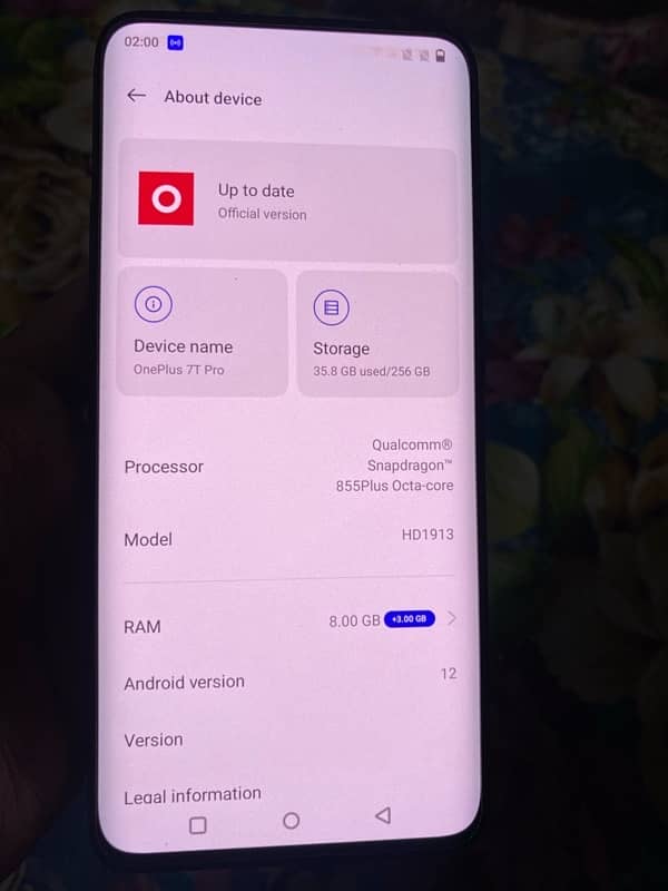 one plus 7t pro mobile for sale only set hai 1