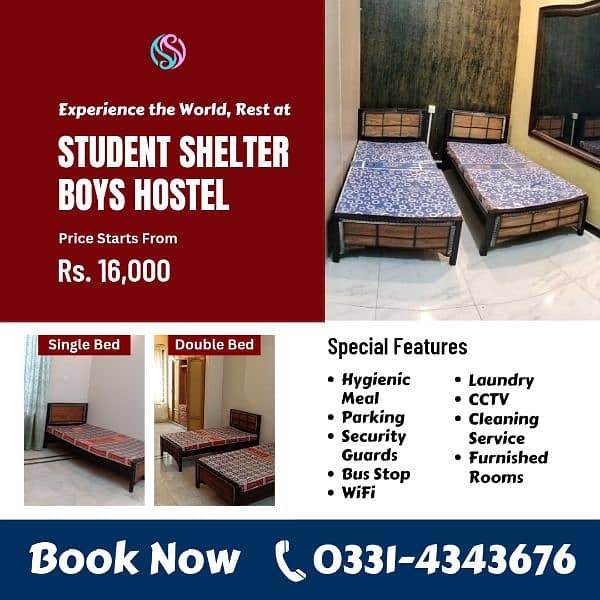 Boys hostel i-8/2 near Iqra and Numl university 3