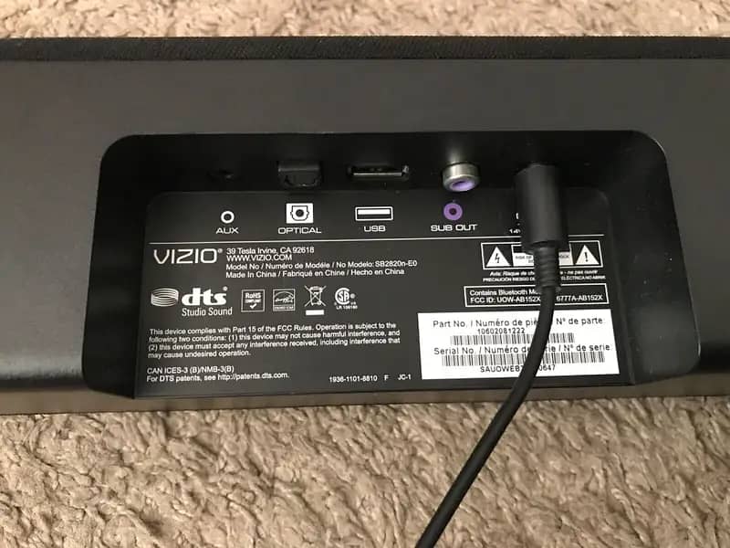 VIZIO Sound Bar 28" Bluetooth Hi Quality & Loud ~ SoundBar Only 3