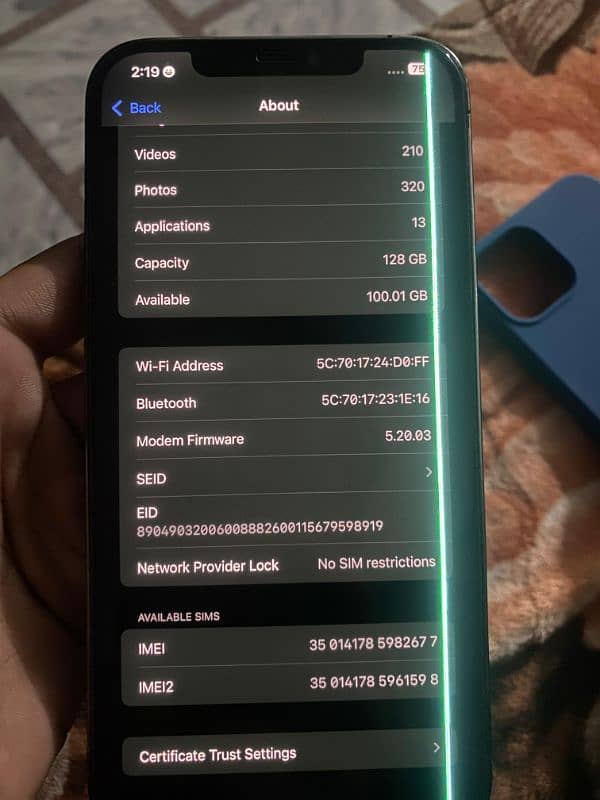 Iphone 12 pro max 128 gb factory unlock 6