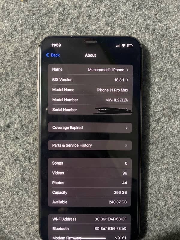 iphone 11 pro max 256gb PHYSICAL SIM PTA APPROVED ONLY 6