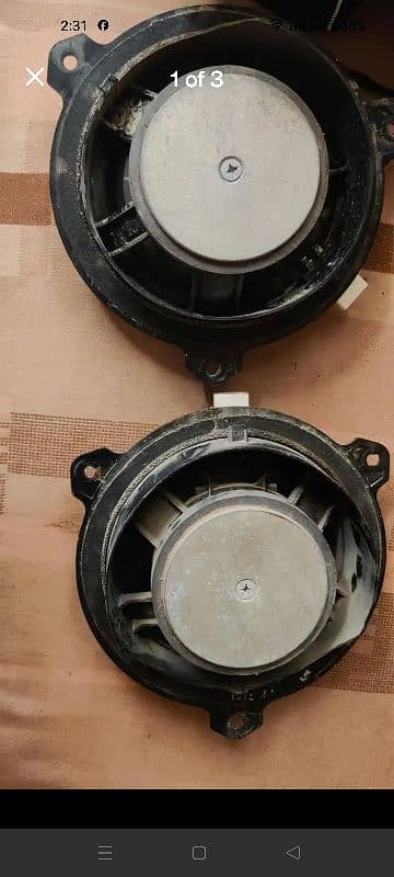 Toyota Corolla GLI original doors speakers 2