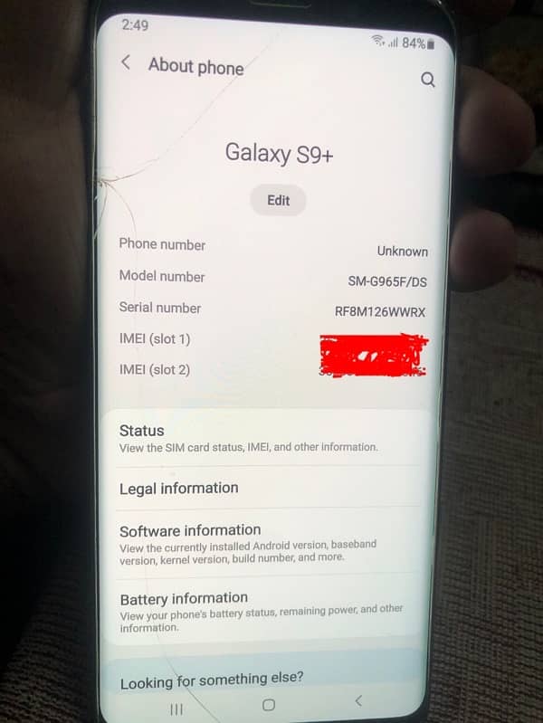 Samsung Galaxy S9 Plus ( NON PTA ) 0