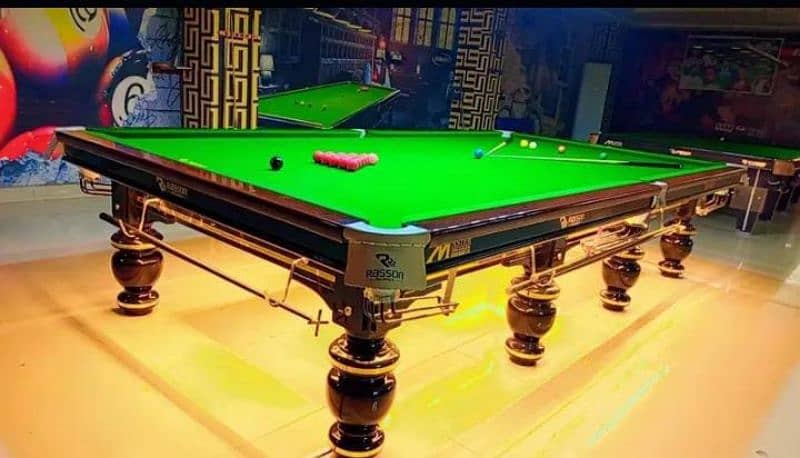 we have all types of snooker tables, Rasson, wiraka, star, shender 1