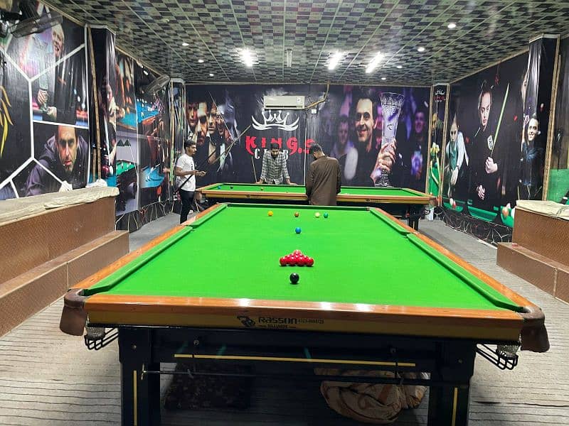 we have all types of snooker tables, Rasson, wiraka, star, shender 2