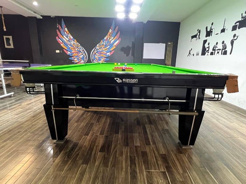 we have all types of snooker tables, Rasson, wiraka, star, shender 3