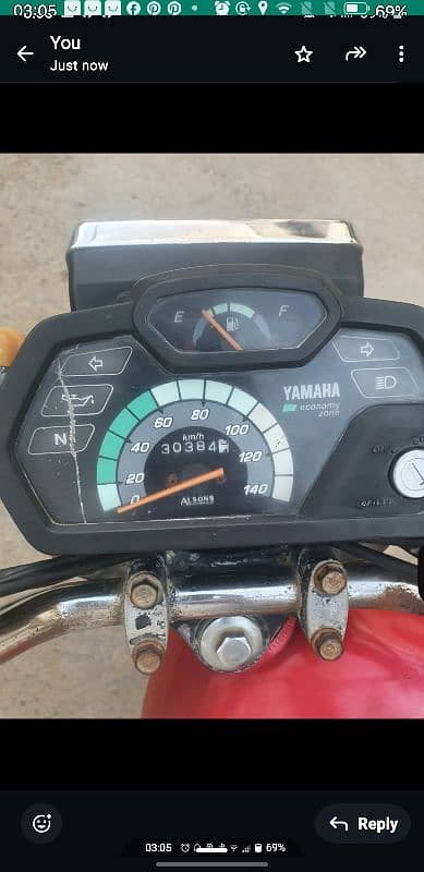 30000 km Yamaha yb100 2