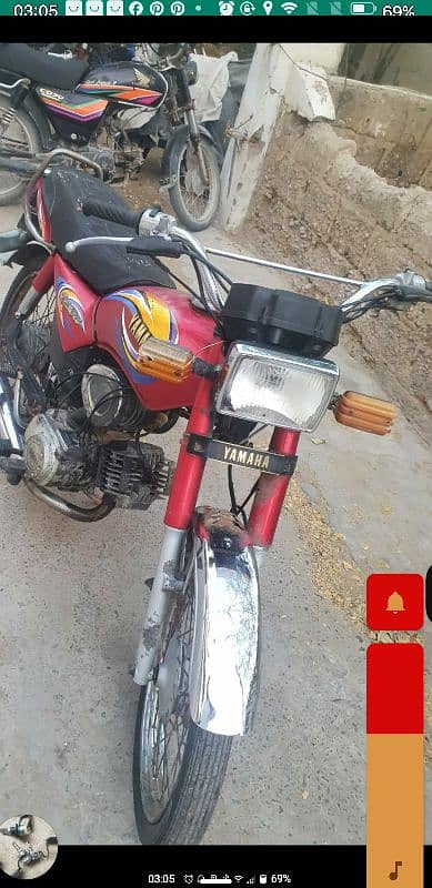 30000 km Yamaha yb100 5