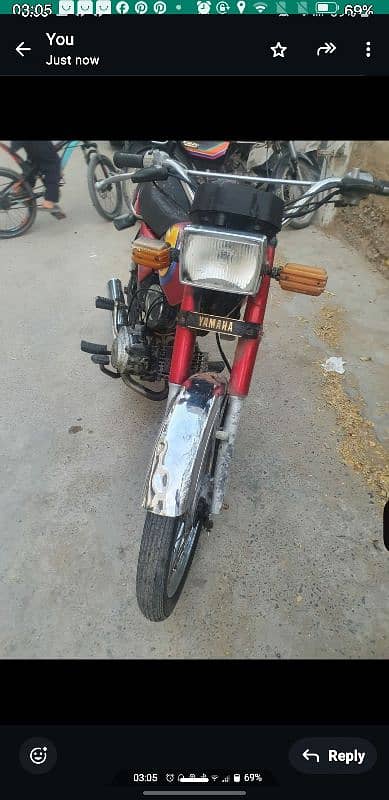 30000 km Yamaha yb100 7