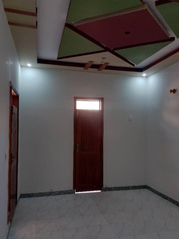 200 Sq. Yd. 2 Master Bed Room Lounge Terrace 2nd Floor House For Rent at Kaneez Fatima Society Sector 16A Near By Karachi University Scheme - 33 Karachi . 4