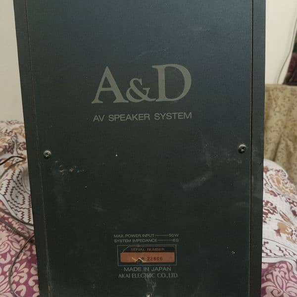 auntie old japanese 3 way speaker system for sale 2