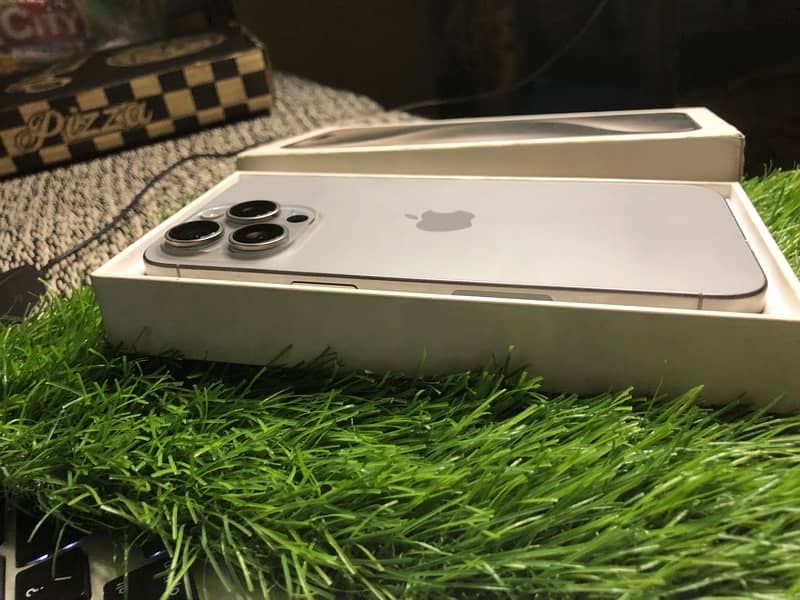 IPhone 15 pro max-natural titanium-With box 1