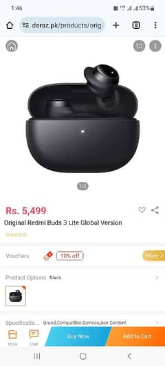 Redmi MI Buds 3 Lite  Ear Dot Ear Buds