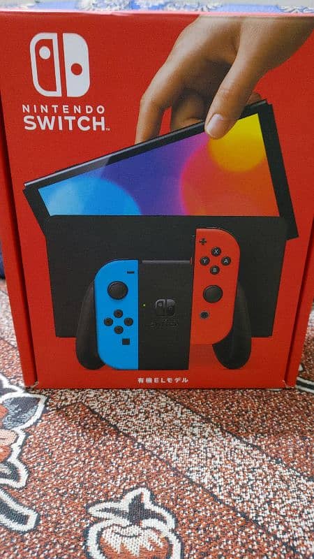 Nintendo switch oled jailbreak 128gb with boxe complte 10