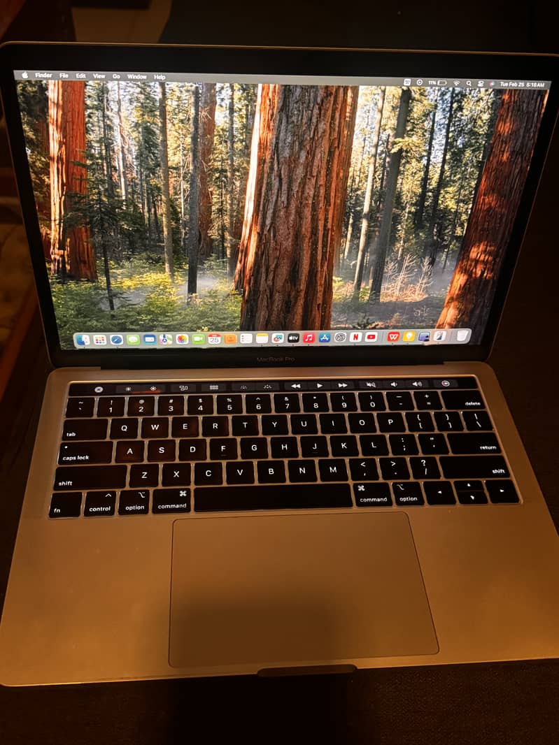 MacBook Pro 2019 touch bar 0