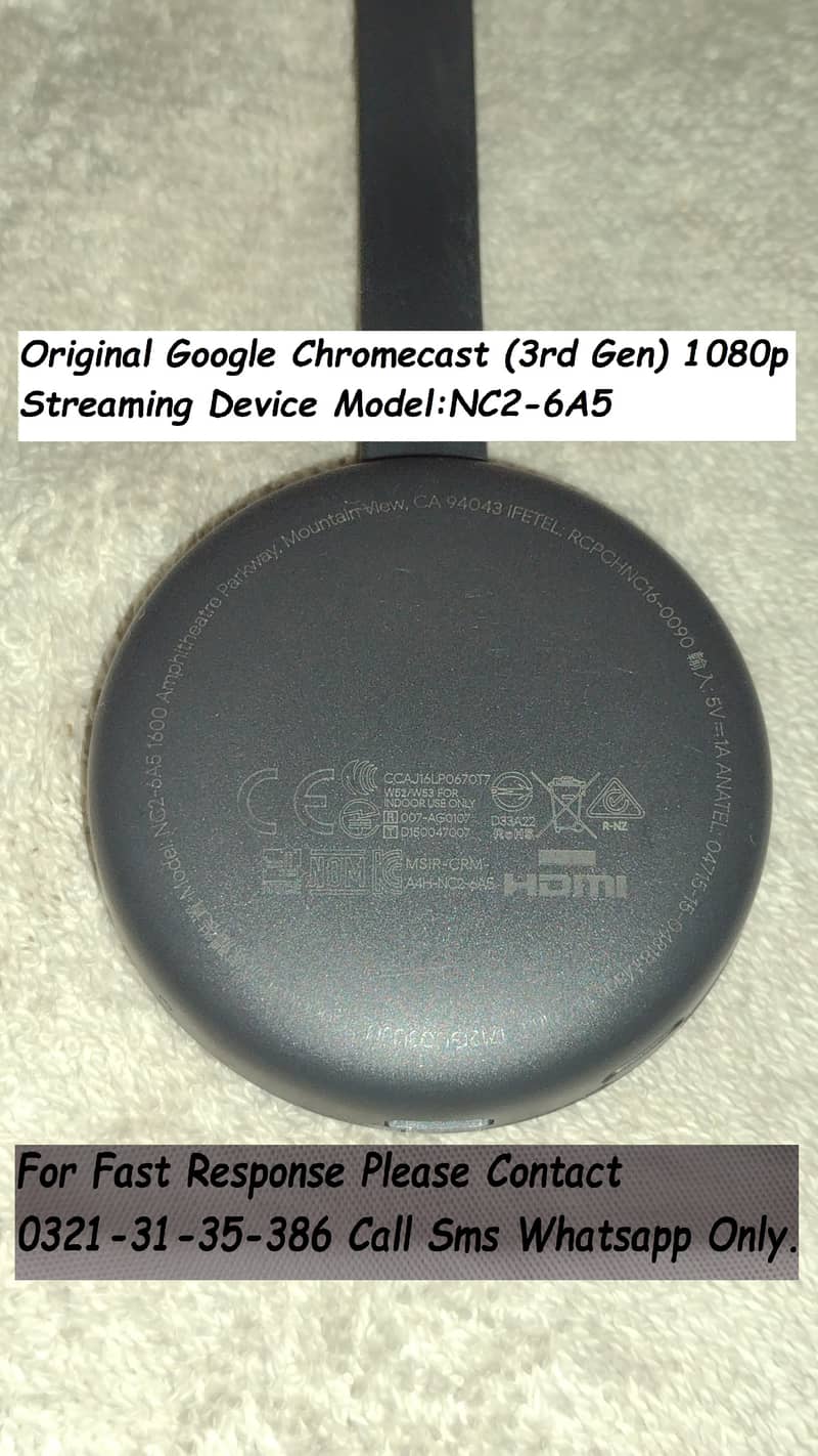 original google chromecast 3rd gen 1