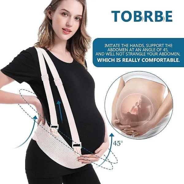 Pregnancy back support brace, Prenatal support belt PH: 03290570110 5