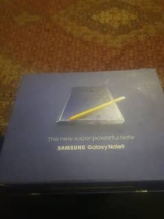 samsung note 9 original offical box brand new