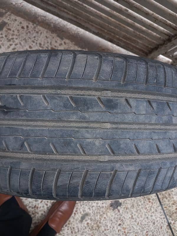 215/55/R17 yokohama used 3 tyres 1