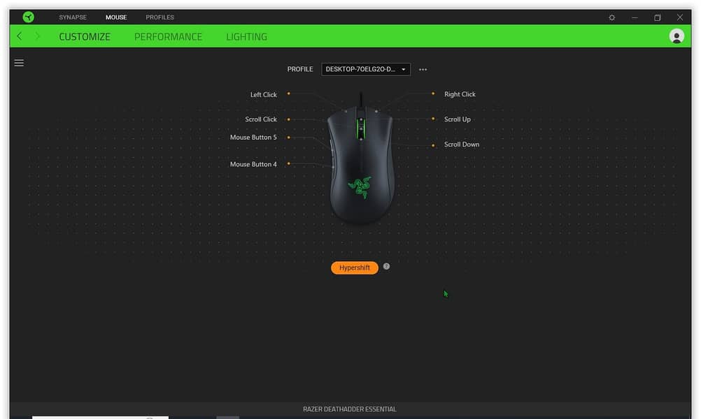 original razer gaming mouse 17