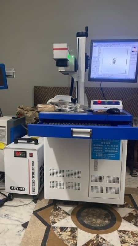 UV Laser Marking Machine For Glass,wood,ceramics,plastic,metal 0