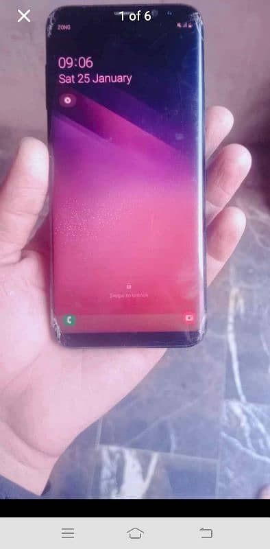 sumsung s8plus  8000 glass crack he off ho giya he charged Ho rha he 3